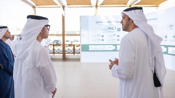 هزاع بن زايد يدشن مشروع الساد السكني في منطقة العين