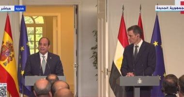 رئيس وزراء إسبانيا: زيارة الرئيس السيسي إلى بلادنا مهمة للغاية