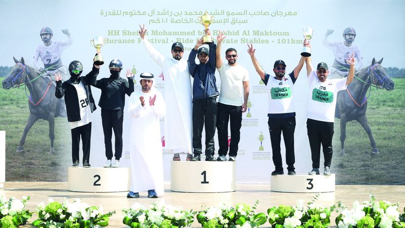 الامارات | علي البلوشي بطل «الإسطبلات الخاصة» في «مهرجان محمد بن راشد للقدرة»