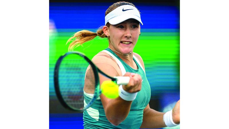 الامارات | الروسية ميرا تكسب مباراتين بيوم واحد في «تنس دبي»