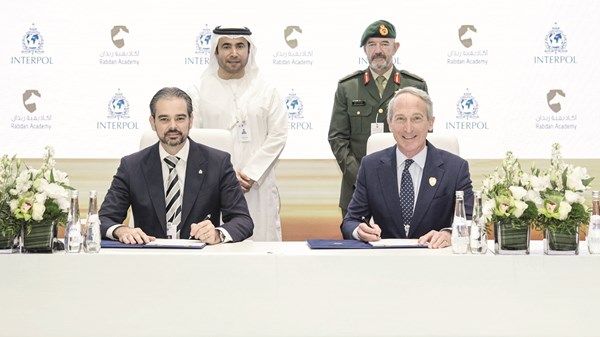 أكاديمية ربدان توقع اتفاقية تدريب مشترك مع «الإنتربول»