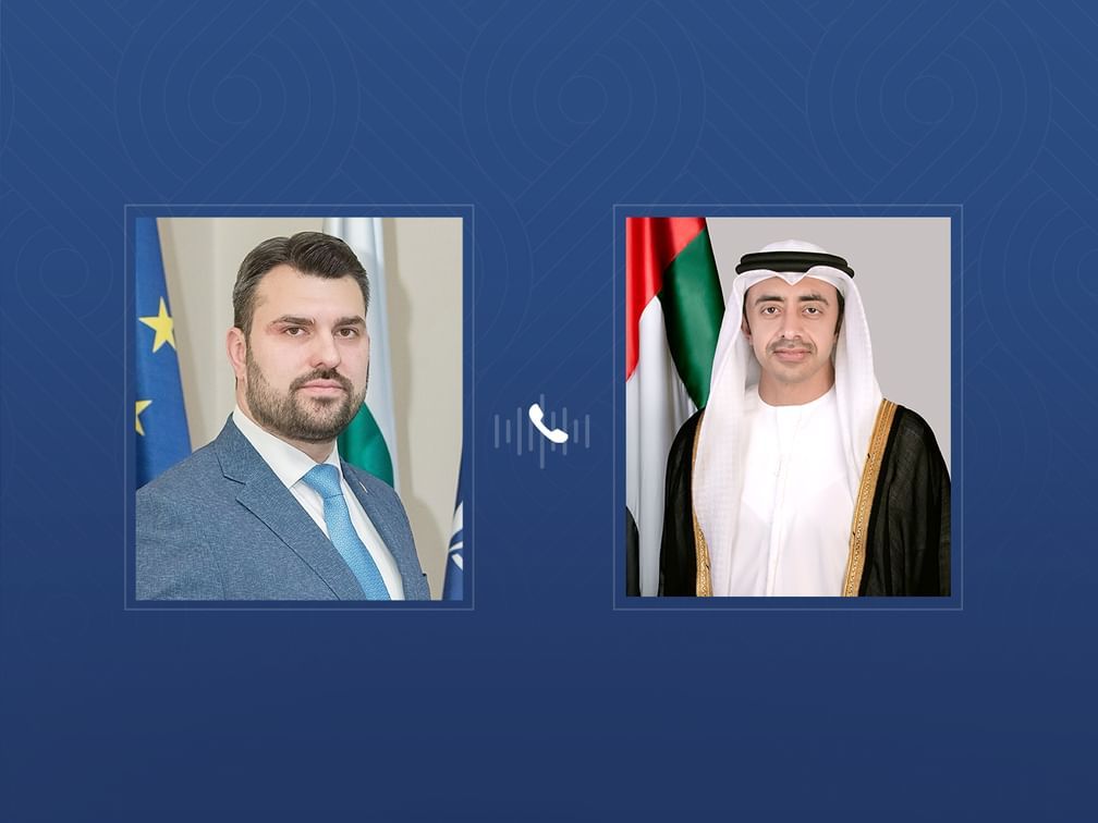 الامارات | عبدالله بن زايد ووزير خارجية بلغاريا يبحثان هاتفيا العلاقات الثنائية بين البلدين