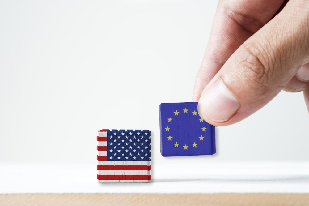 محادثات أمريكية أوروبية لحل أزمة تهديدات الرسوم الجمركية