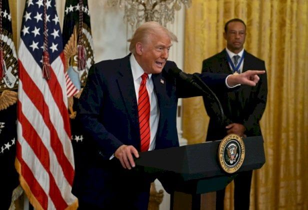 ترامب يستقبل وودز ومسؤولي "بي جي ايه" و"ليف" لإعادة توحيد رياضة الغولف