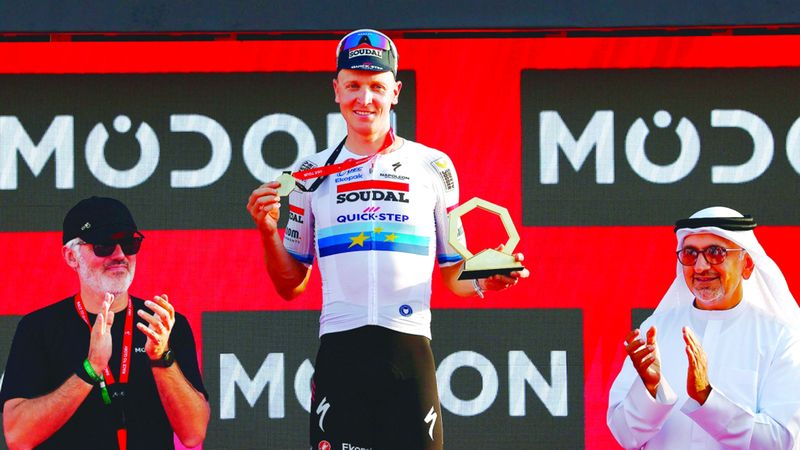 الامارات | «بطل أوروبا» يزهو بلقب المرحلة السادسة لطواف الإمارات