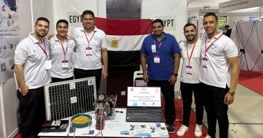 طلاب هندسة المطرية يبتكرون مشروع تحويل مياه البحر لكهرباء ويحصدون المركز الثانى بمسابقة عالمية