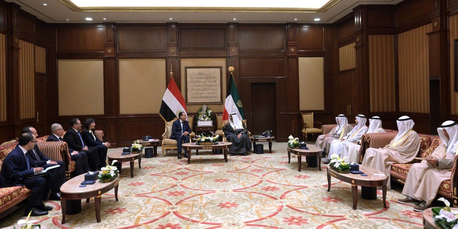 أمير الكويت: الآباء فى الكويت أوصوا بمصر خيرا ولن ننسى ما قدّمته مصر لنا