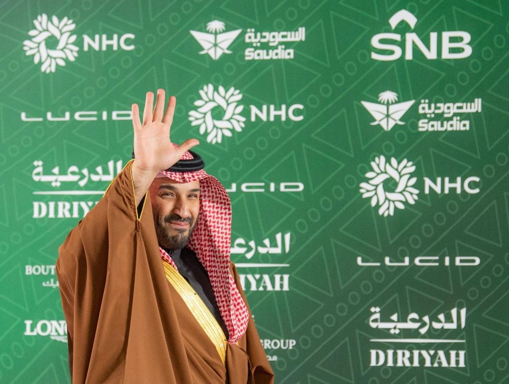 بالصور.. ولي العهد يشرّف حفل سباق الخيل على كأس السعودية