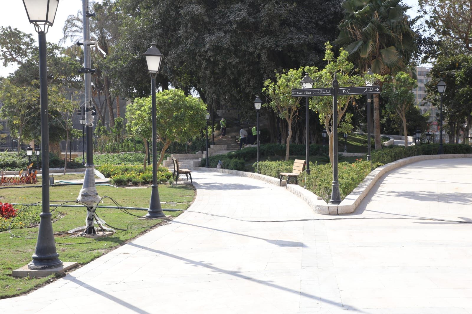 محافظ القاهرة يتفقد أعمال تطوير وسط البلد.. صور