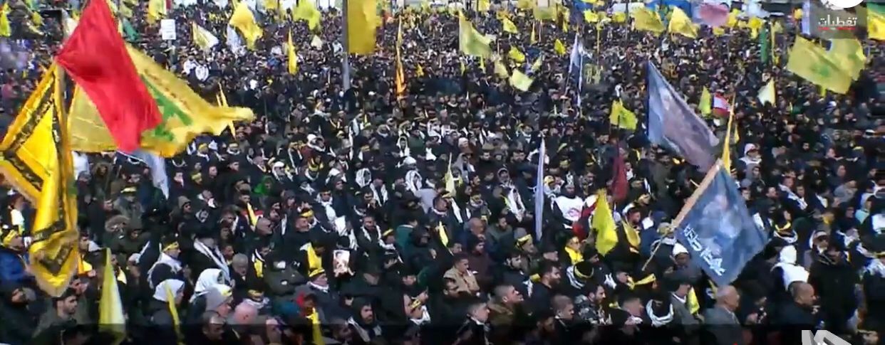 بدء مراسم تشييع جثمان حسن نصرالله في بيروت