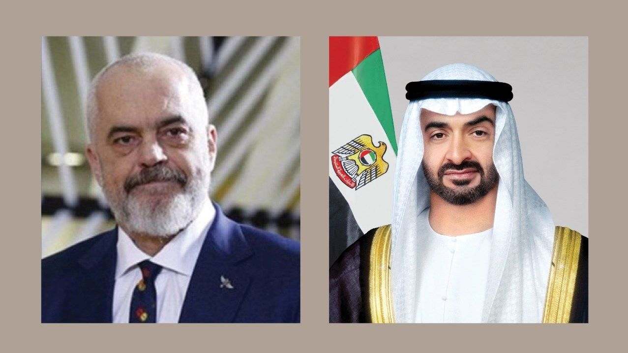 رئيس الدولة ورئيس وزراء ألبانيا يبحثان تعزيز العلاقات الثنائية بين البلدين