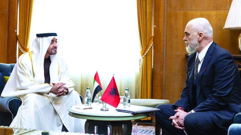 الامارات | رئيس الدولة: الإمارات تدعم كل ما يحقق السلم والاستقرار في البلقان