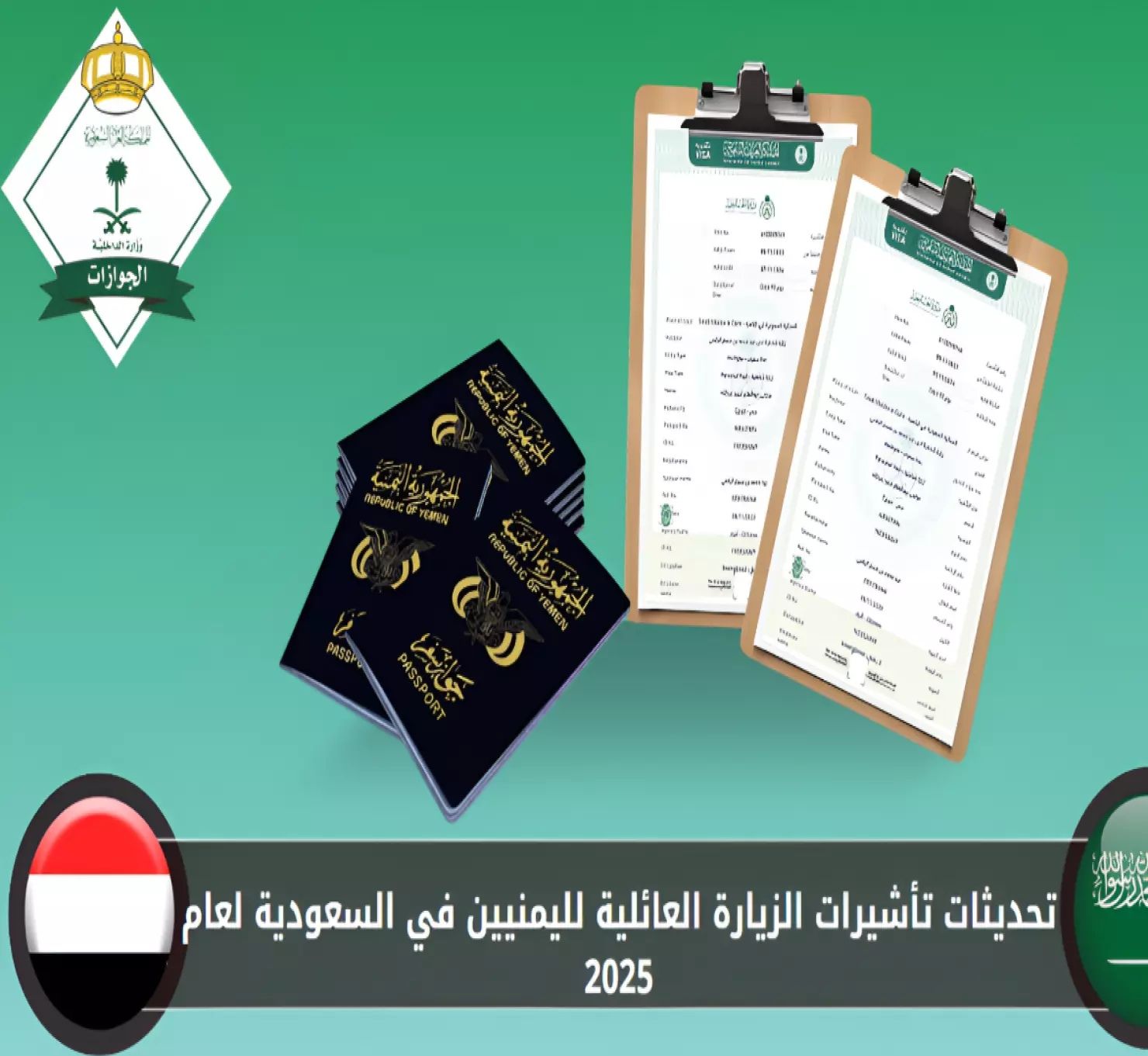 تحديثات تأشيرات الزيارة العائلية لليمنيين في السعودية لعام 2025