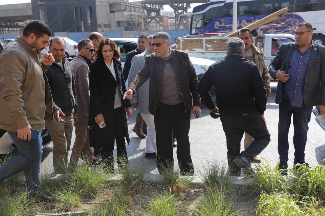 محافظ الجيزة يتفقد مشروعات تطوير المنطقة المحيطة بالمتحف المصرى الكبير