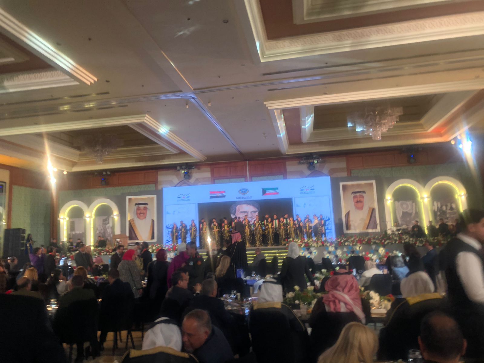 أغانى أم كلثوم وعبدالحليم وشادية فى احتفالية سفارة الكويت بأعيادها الوطنية (فيديو)