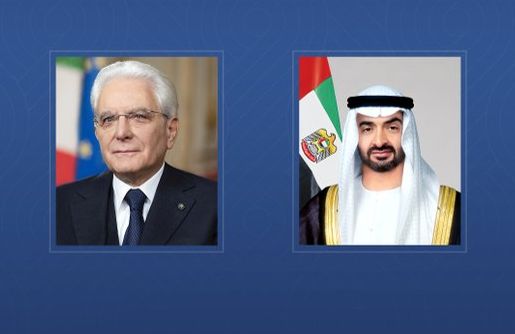 الامارات | رئيس الدولة يلتقي الرئيس سيرجيو ماتاريلا في إطار "زيارة دولة" إلى إيطاليا