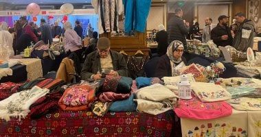 منتجات يدوية محلية وعربية وأجنبية فى معرض الجيزة للحرف التراثية.. صور