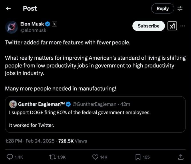 تكنولوجيا: تغريدة من إيلون ماسك تُربك الفلورز: تويتر أم X؟