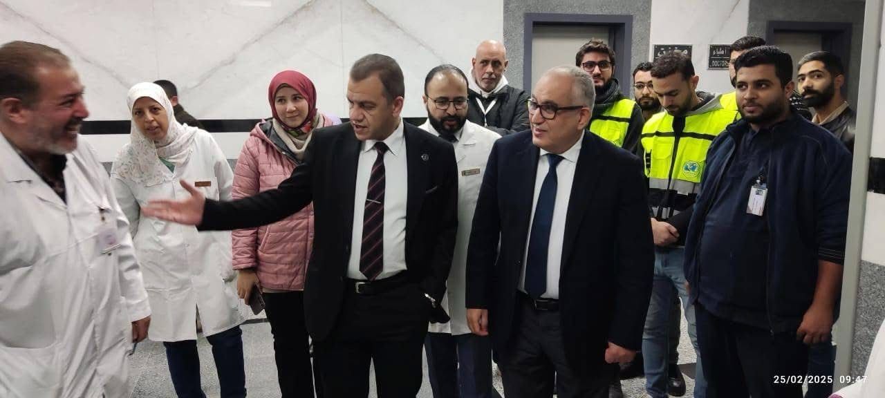 رئيس هيئة التأمين الصحى يتفقد أعمال التطوير بمستشفى أطفال مصر