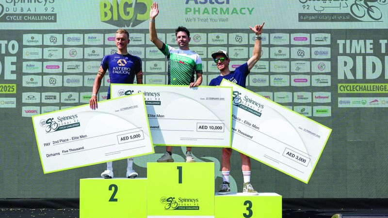 الامارات | 4700 مشارك في تحدي «سبينس دبي 92» للدراجات الهوائية