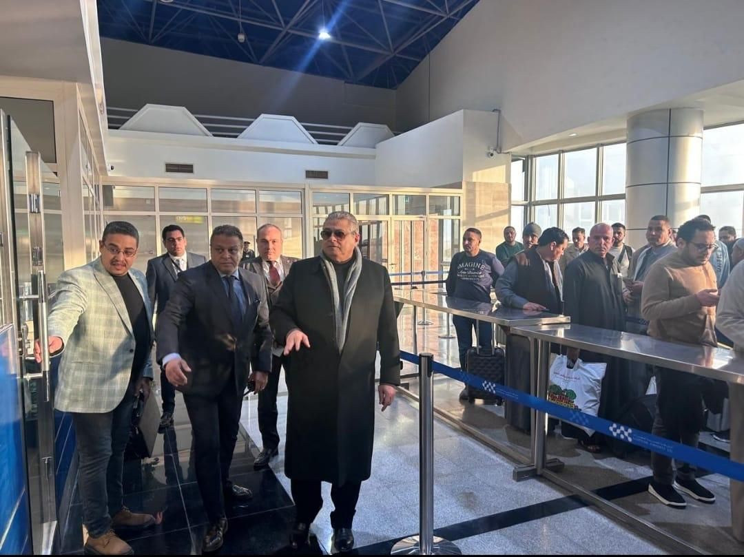 اللجنة العليا للتفتيش الأمني والبيئي بوزارة الطيران تتفقد مطار أسيوط الدولي