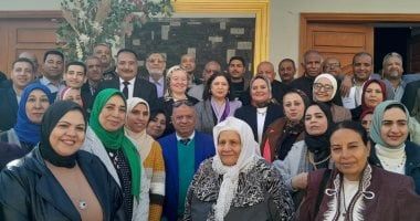 نائبة وزيرة التضامن الاجتماعى تشهد فعاليات لقاء مع عيادات تنمية الأسرة بالمنيا