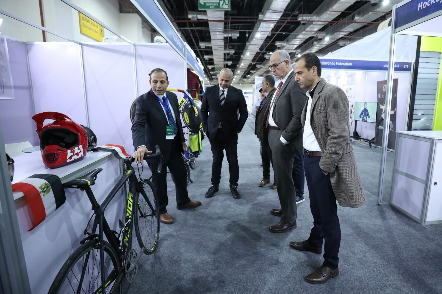 نجوم الرياضة فى جناح سيتى كلوب بمعرض سبورتس إكسبو