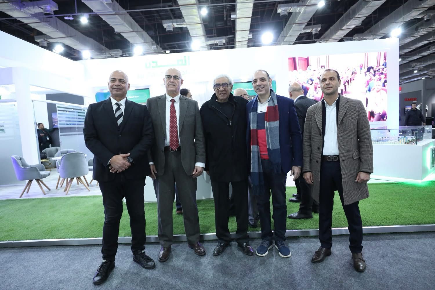 نجوم الرياضة فى جناح سيتى كلوب بمعرض سبورتس إكسبو