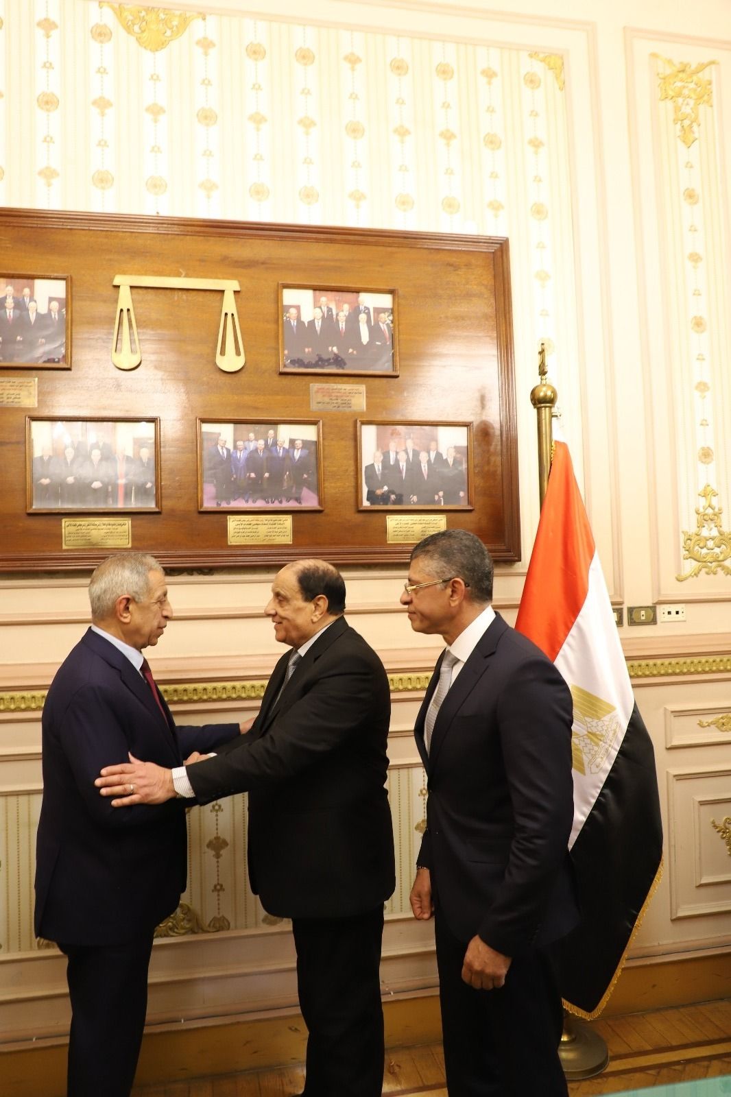 رئيس مجلس القضاء الأعلى يستقبل رئيس الأكاديمية العربية للعلوم والنقل البحري