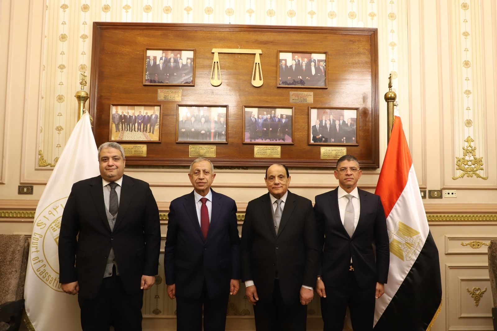 رئيس مجلس القضاء الأعلى يستقبل رئيس الأكاديمية العربية للعلوم والنقل البحري