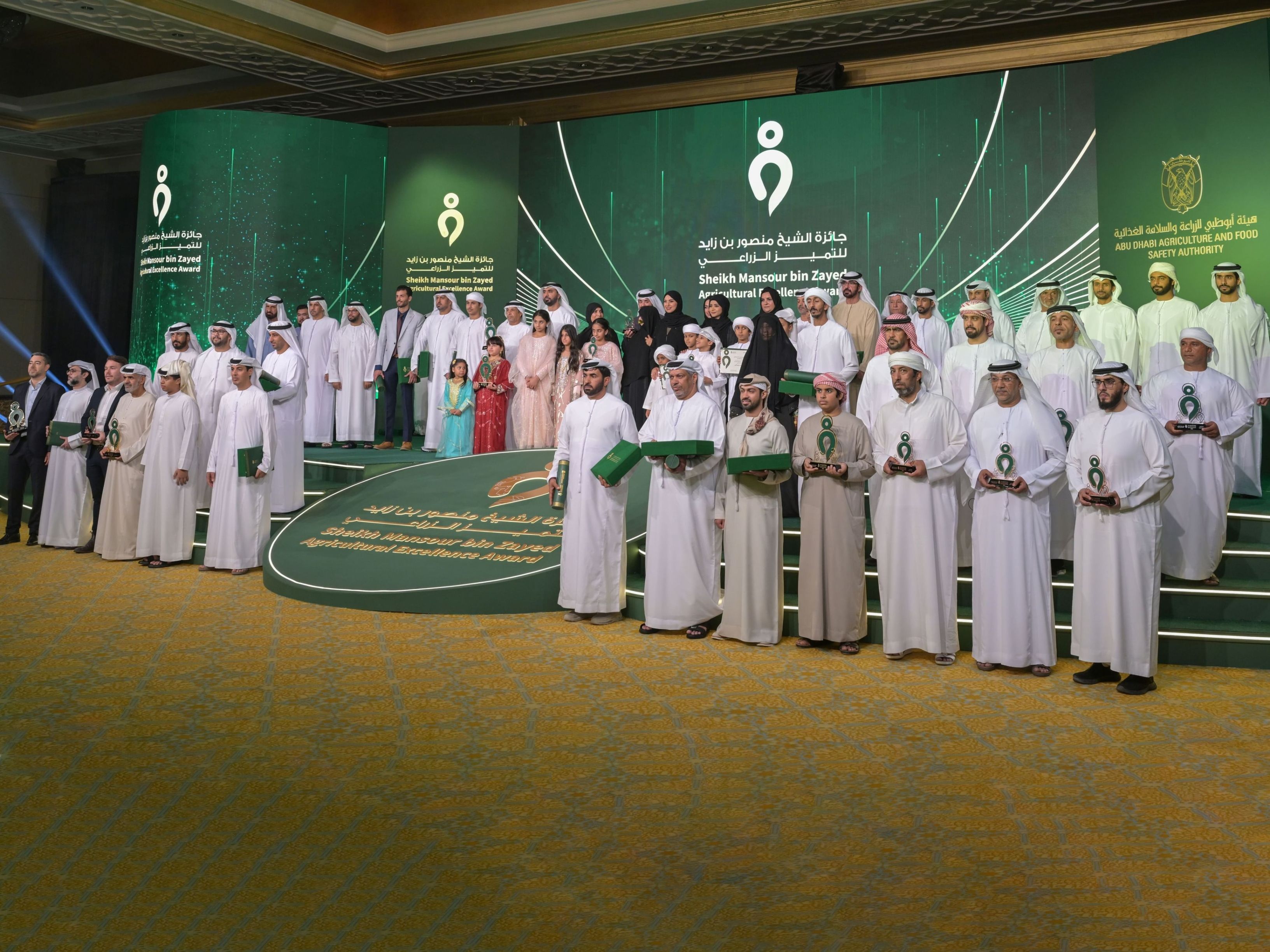 الامارات | برعاية منصور بن زايد.. تكريم 55 فائزاً بجائزة الشيخ منصور بن زايد للتميز الزراعي في دورتها الثالثة