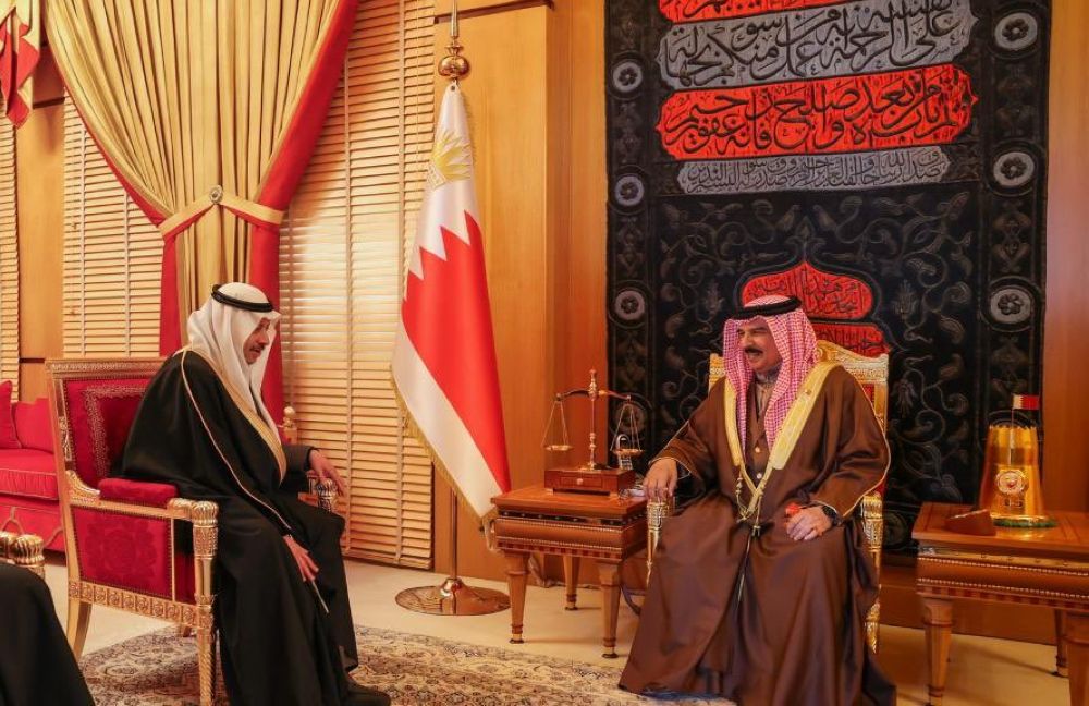 ملك البحرين يتسلم أوراق اعتماد سفير خادم الحرمين الشريفين لدى المملكة