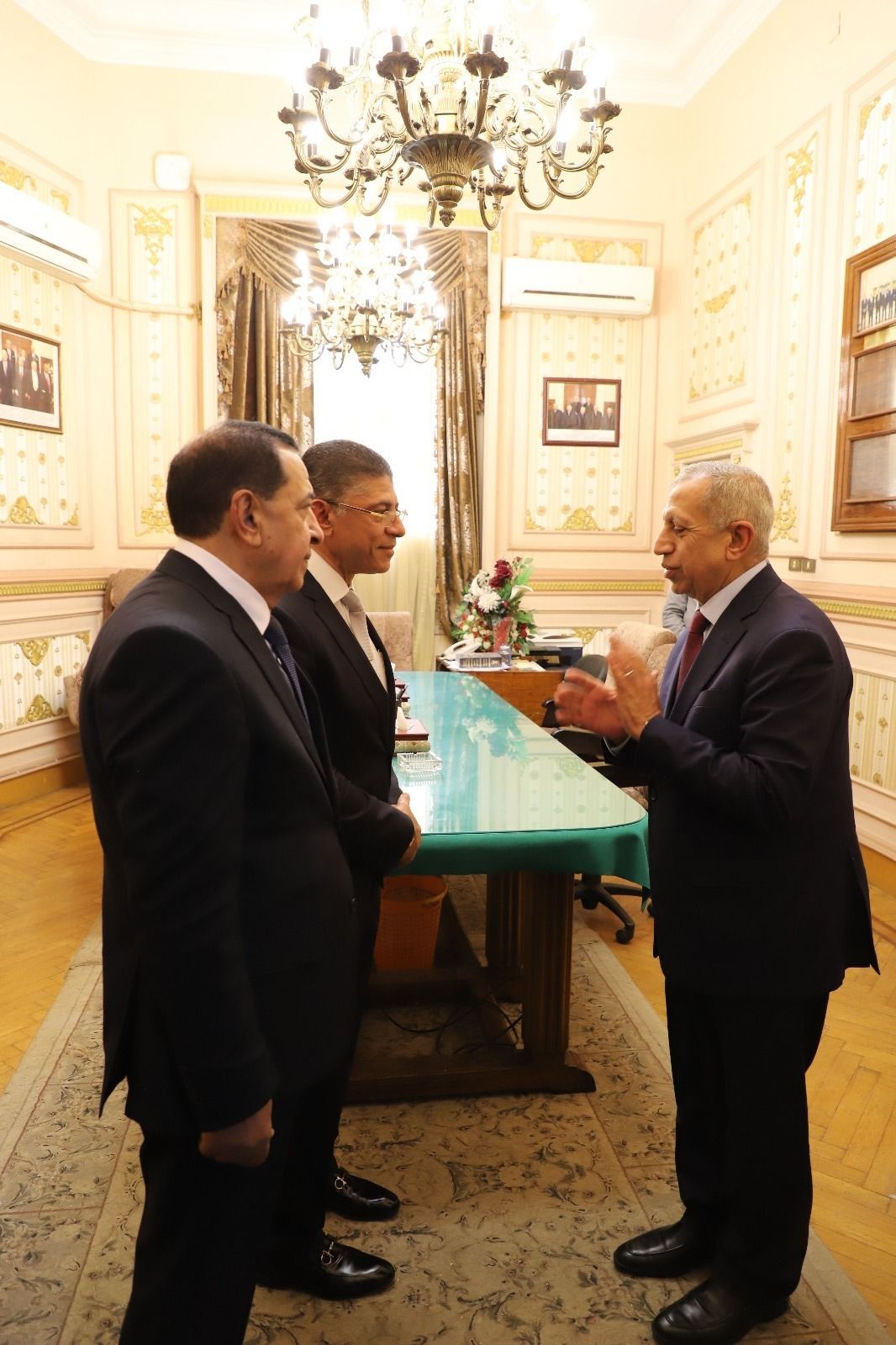 رئيس مجلس القضاء الأعلى يستقبل رئيس الأكاديمية العربية للعلوم والنقل البحري