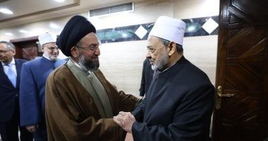 شيخ الأزهر يلتقى رئيس تيار الحكمة الوطنى العراقى لتعزيز الوحدة الإسلامية