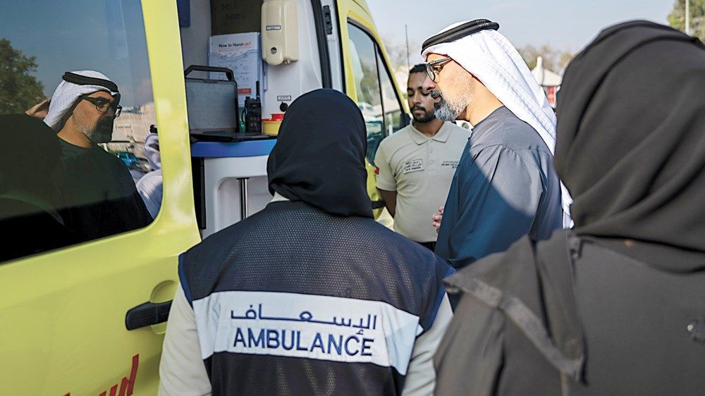 خالد بن محمد بن زايد: قيادتنا مهتمة بتوفير خدمات صحية عالية الجودة