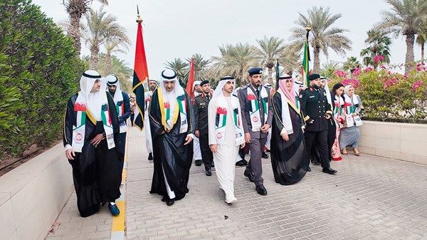 «شرطة أبوظبي» تشارك في احتفالية اليوم الوطني للكويت
