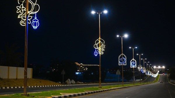 1500 وحدة إضاءة مبتكرة تزين رأس الخيمة