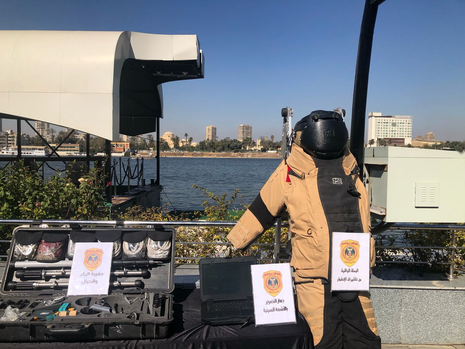 عروض احترافية لأبطال الحماية المدنية بوزارة الداخلية فى يومهم العالمى