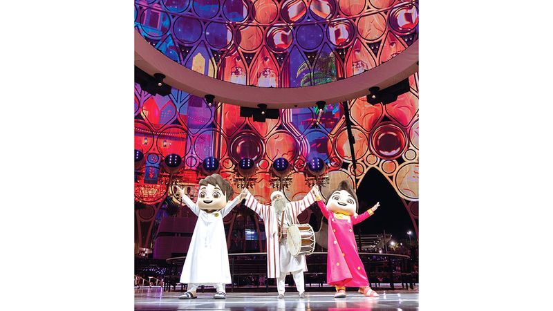 الامارات | «حيّ رمضان» مدينة إكسبو.. فرحة على وقع مدفع الإفطار الرسمي لإمارة دبي