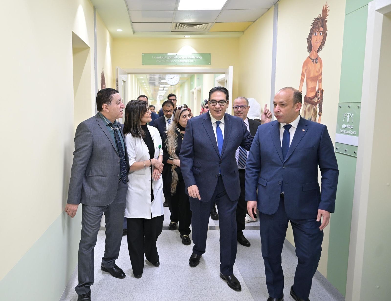 افتتاح بعض مشروعات التطوير والتجديد بمستشفى أبو الريش اليابانى بتكلفة بلغت 47 مليون جنيه