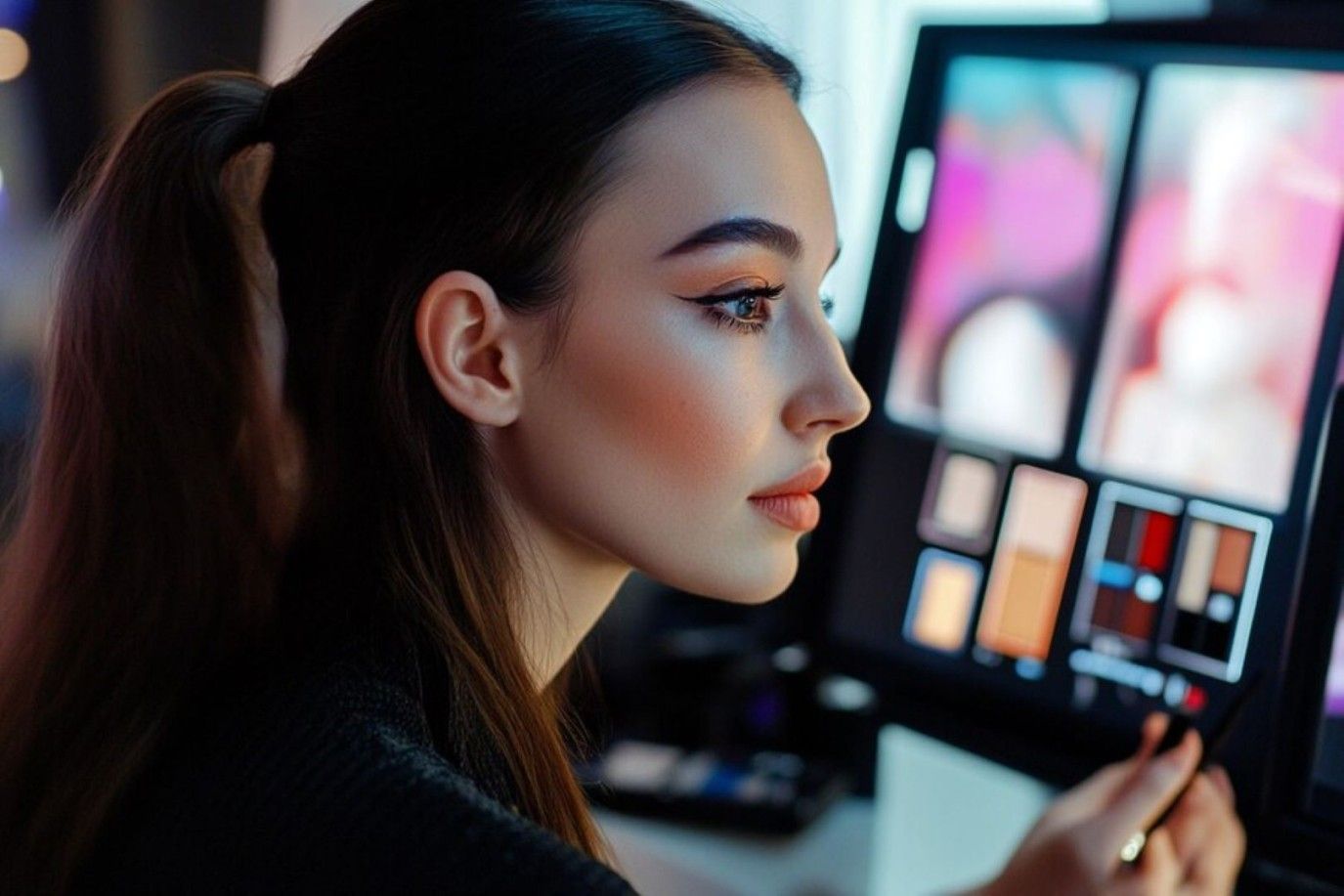 تصميم إطلالة العروس بالذكاء الاصطناعي... تجربة فريدة في تنسيق مكياجك وشعرك؟