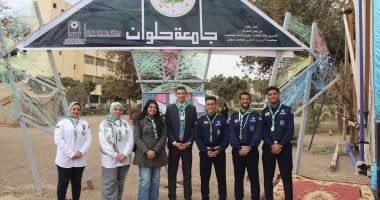 افتتاح المهرجان الكشفى الـ45 والإرشادى الـ32 لجوالى وجوالات جامعة حلوان