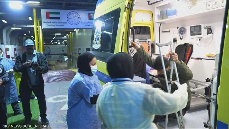 الخليج اليوم .. مستشفى الإمارات العائم في العريش.. عام في خدمة الفلسطينيين