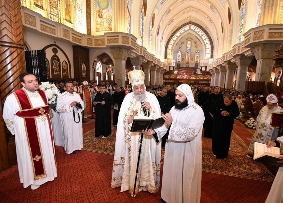 البابا تواضروس الثانى يرسم 15 كاهنا للقاهرة والمدن الجديدة وآخر لنيوجيرسى