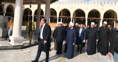 وزير الأوقاف يتفقد مسجد عمرو بن العاص استعدادا لشهر رمضان