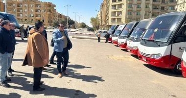 جهاز مدينة الشروق يدعم النقل الجماعى لخدمة سكان المدينة وتوفير خطوط جديدة