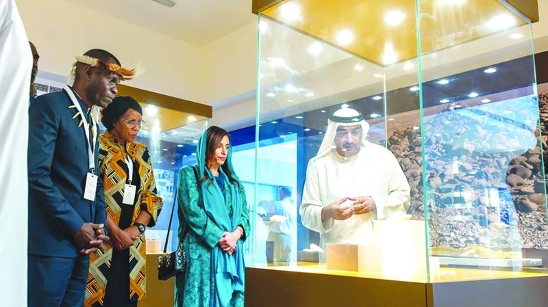 الامارات | بدور القاسمي تشهد افتتاح ندوة ومعرض «إفريقيا وشبه الجزيرة العربية»