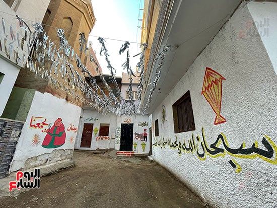 رمضان فى المنوات حاجة تانية.. الأهالى حولوا الشوارع للوحة فنية