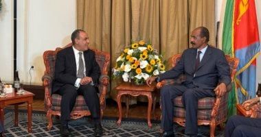 ‎وزير الخارجية ينقل رسالة شفهية من الرئيس السيسى إلى رئيس إريتريا