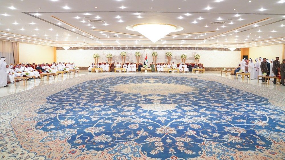 سعود بن صقر يستقبل المهنئين بحلول شهر رمضان المبارك